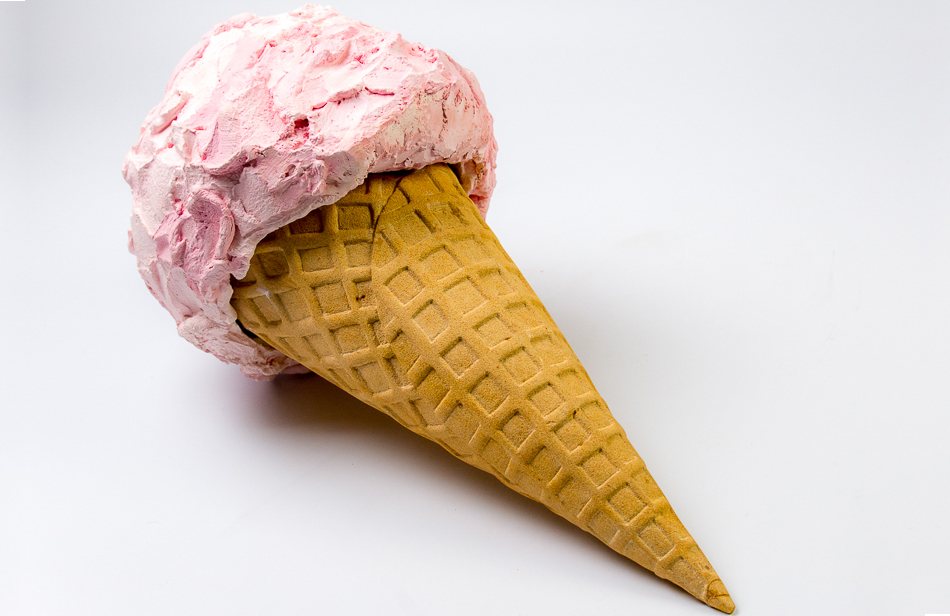 Strawberry Ice Cream Sculpture