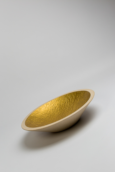 Gold Bowl Sculpture
