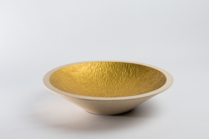 gold Bowl Sculpture