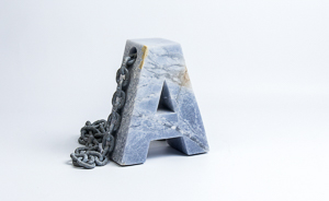 Alphabet A Sculpture